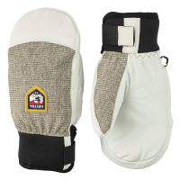 Kid's Hestra Army Leather Patrol Jr. Mittens 2024 in Gray size 7 | Leather/Elastane/Polyester