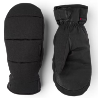 Hestra CZone Frame Mittens 2024 in Black size 10 | Leather/Polyester