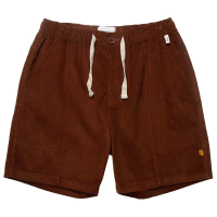 The Critical Slide Society All Day Cord Shorts Men's 2024 in Brown size 38" | Cotton