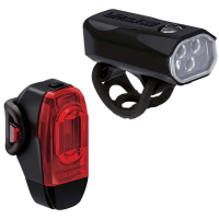 Lezyne KTV Drive Pro 300+ / KTV Drive+ Bike Light Set 2024 in Black