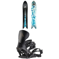 Jones Storm Wolf Snowboard 2025 - 154 Package (154 cm) + L Mens /Plastic in Black size 154/L | Polyester/Plastic