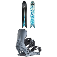 Jones Storm Wolf Snowboard 2025 - 154 Package (154 cm) + L Mens /Plastic in White size 154/L | Polyester/Plastic