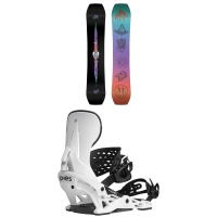 Jones Tweaker Pro Snowboard 2025 - 156 Package (156 cm) + S Mens in White size 156/S | Plastic