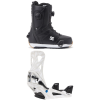 DC Control Step On Snowboard Boots 2025 - 9 Package (9) + S Mens in White size 9/S | Nylon