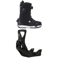 Women's DC Lotus Step On Snowboard Boots 2025 - 9 Package (9) + S Womens in White size 9/S | Nylon