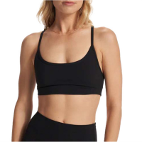 Women's Vuori AllTheFeels Bra 2024 in Black size X-Small | Elastane/Polyester