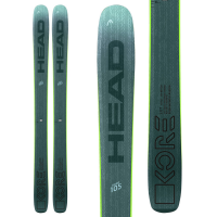 Head Kore 105 Skis 2025 in Green size 177