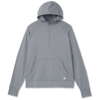 Vuori Ponto Performance 1/2 Zip Hoodie Men's 2024 in Gray size 2X-Large | Elastane/Polyester