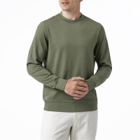 Vuori Ponto Performance Crew Men's 2024 in Green size Small | Elastane/Polyester