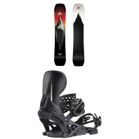 Jones Aviator 2.0 Snowboard 2025 - 153W Package (153W cm) + L Mens /Plastic in Black size 153W/L | Polyester/Plastic