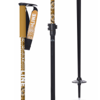 Line Skis Paintbrush Adjustable Ski Poles 2025 in Yellow size 100-130 | Aluminum