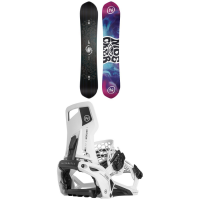 Nidecker Gamma APX Snowboard 2025 - 153 Package (153 cm) + L Mens in Cyan size 153/L | Nylon