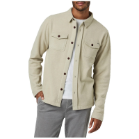 Vuori Aspen Shirt Jacket Men's 2024 in Khaki size 2X-Large | Polyester