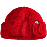 Autumn Shorty Double Roll Beanie Hat 2025 in Red