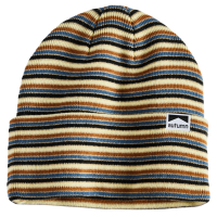 Autumn Surplus Mix Stripe Beanie Hat 2025 in Khaki