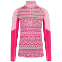 Women's Kari Traa Malia Half-Zip Top 2025 in Pink size 2X-Large | Wool