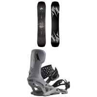 Jones Mountain Twin Pro Snowboard 2025 - 163 Package (163 cm) + S Mens /Plastic in Black size 163/S | Polyester/Plastic