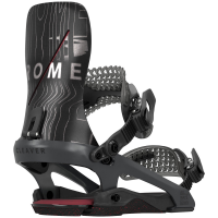 Rome Cleaver Snowboard Bindings 2025 in Black size Medium/Large | Aluminum