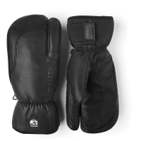 Hestra Topo 3-Finger Gloves 2024 in Black size 10