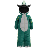 Kid's WeeDo Funwear MONDO Silver Monster Snowsuit 2025 in Green size X-Large | Polyester