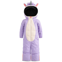 Kid's WeeDo Funwear UNIDO Lila Unicorn Snowsuit 2025 in Purple size Large | Polyester