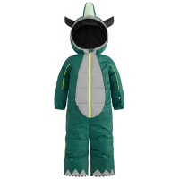 Kid's WeeDo Funwear MONDO Silver Monster Snowsuit 2025 in Green size Large | Polyester