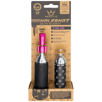 Peaty's Holeshot CO2 Tire Inflator Kit w/ Cartridges 2024 in Pink size Mtb Kit (25G) | Aluminum