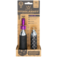 Peaty's Holeshot CO2 Tire Inflator Kit w/ Cartridges 2024 in Purple size Mtb Kit (25G) | Aluminum