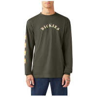 Dickies X Spitfire Long-Sleeve T-Shirt Men's 2024 in Green size X-Large | Cotton