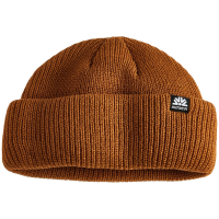 Autumn Shorty Double Roll Beanie Hat 2025 in Brown