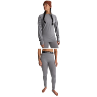 Women's Oyuki Longsleeve 2025 - X-Large Gray Package (XL) + XS Bottoms in Black size Xl/Xs | Wool