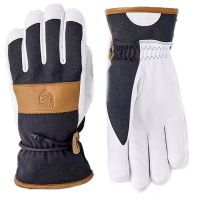 Women's Hestra Voss CZone Gloves 2025 in Black size 6 | Leather/Polyester