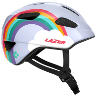 Kid's Lazer Pnut KinetiCore Bike Helmet 2025 in White | Nylon/Polyester