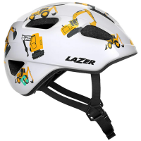 Kid's Lazer Pnut KinetiCore Bike Helmet 2025 in White | Nylon/Polyester