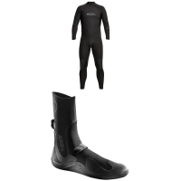 XCEL 5/4 Axis Back Zip Wetsuit 2024 - Small Package (S) + 5 Booties in Black size S/5 | Neoprene