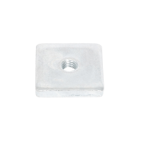 M6 24mm x 24mm x 4mm NUT (GALVANISED) (4 PACK)