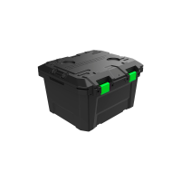 TRED Storage Box 65L- Black With Green