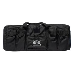 Global Ordnance 30 inch Black MSR bag with Embroidered Gray and Black Logo