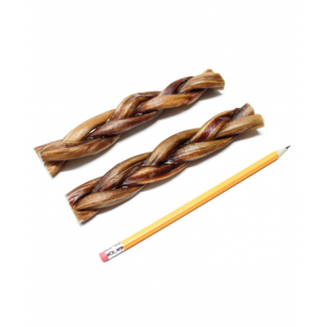 7" Braided Bully Sticks  2 Pounds | 24-28 Pieces by Bully Sticks Direct