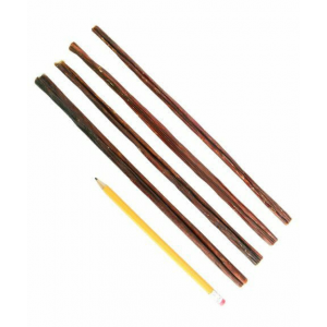 12" Moo Taffy Sticks - Gullet Sticks  2 Pounds | 32-44 Pieces by Bully Sticks Direct