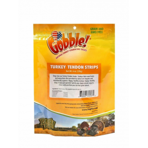 Turkey Tendon Strips: 6 oz. 40-45 Pieces   by Gobble
