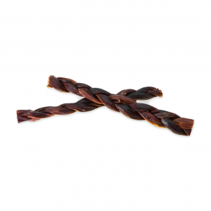 12" Moo Taffy Braided - Gullet Braided  4 Pounds | 24-28 Pieces by Bully Sticks Direct