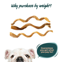 9" Bully Stick CurlySpRings - Odor Free 15 Pack by Bully Sticks Direct