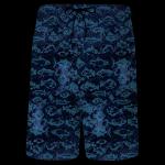 KRAKEN BLUE HYBRID ATHLETIC PERFORMANCE SHORTS