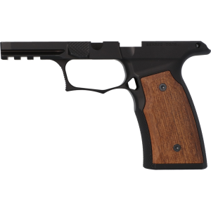 P365-XMACRO TEAK WOOD ALUMINUM GRIP MODULE - SHARPS BROS.