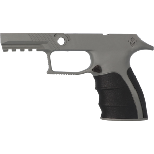 P320 XCARRY 9MM/40/.357 GRIP MODULE - GRAY, MEDIUM GRIP - MIRZON
