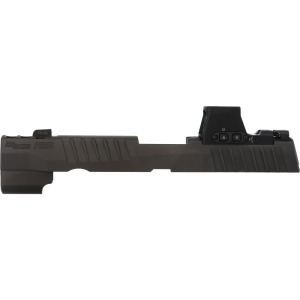 P320 FULL SIZE 9MM 3.9" INTEGRATED COMPENSATOR SLIDE ASSEMBLY, ROMEO-X PRO, BLACK