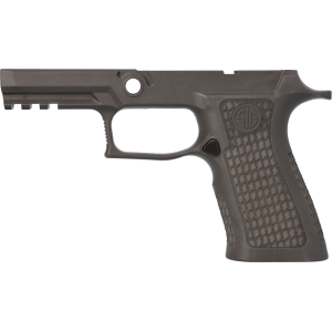 P320 TXG XCARRY 9MM/40/.357 LASER ENGRAVED GRIP MODULE - GRAY, MEDIUM GRIP