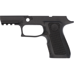 P320 XCOMPACT 9MM/40/.357 LASER ENGRAVED GRIP MODULE - BLACK, MEDIUM GRIP