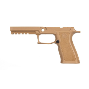 P320 XFULL 9MM/40/.357 GRIP MODULE - COYOTE TAN, LARGE GRIP (MAGWELL & WEIGHT COMPATIBLE)